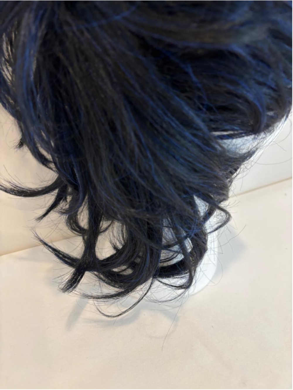 Women's Unbranded Short Black and Blue Wig, One Size #C178 - Picture 5 of 6